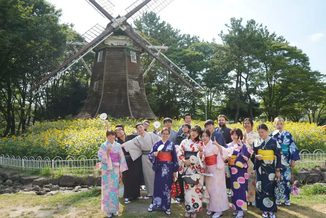 JaLS 名古屋校 和服體驗
